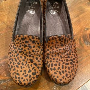 Leopard print Dansko women’s shoes